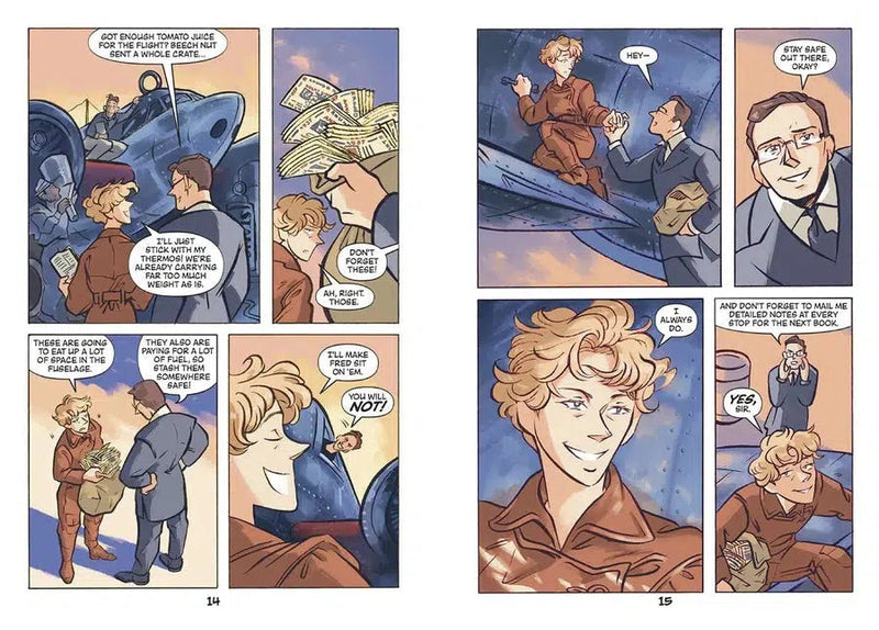 Who Was a Daring Pioneer of the Skies?: Amelia Earhart: A Who HQ Graphic Novel (Who | What | Where Series) (Melanie Gillman)-Nonfiction: 人物傳記 Biography-買書書 BuyBookBook