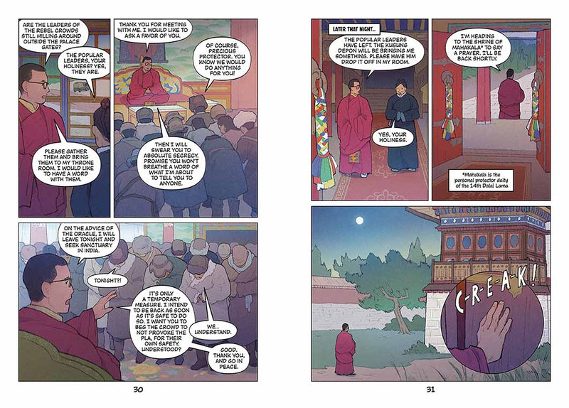 Who Is Tibet's Exiled Leader? The 14th Dalai Lama: An Official Who HQ Graphic Novel (Who | What | Where Series)-Nonfiction: 人物傳記 Biography-買書書 BuyBookBook