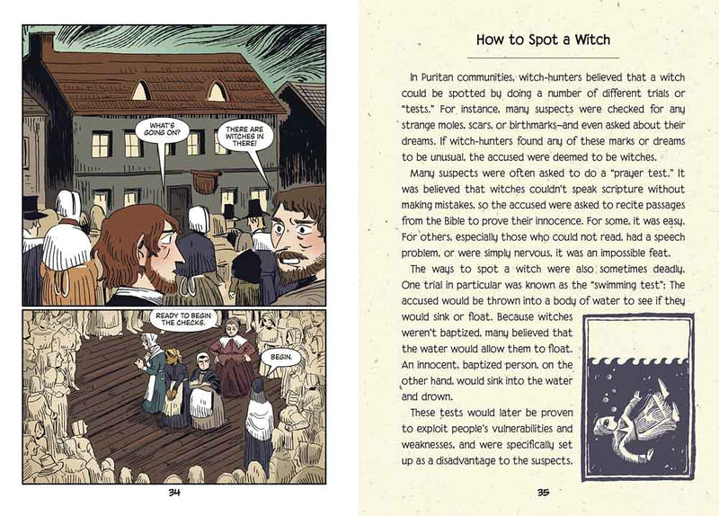 Who Was Accused in the Salem Witch Trials? (Graphic Novel)(Who | What | Where Series)-Nonfiction: 人物傳記 Biography-買書書 BuyBookBook