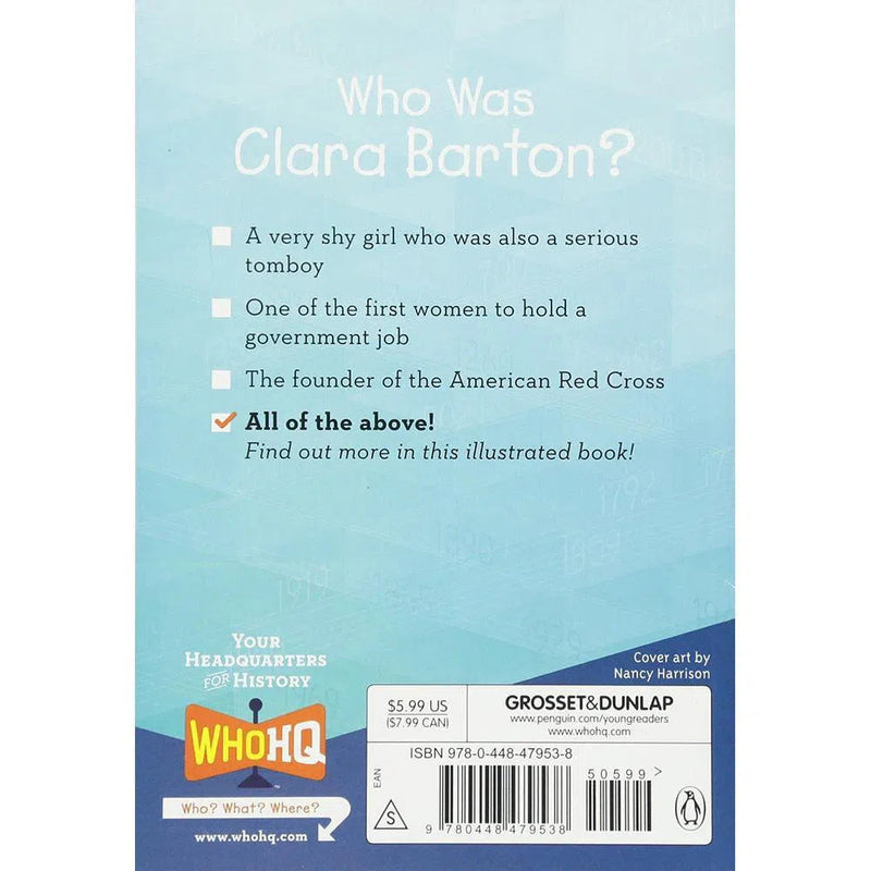 Who Was Clara Barton? (Who | What | Where Series) PRHUS