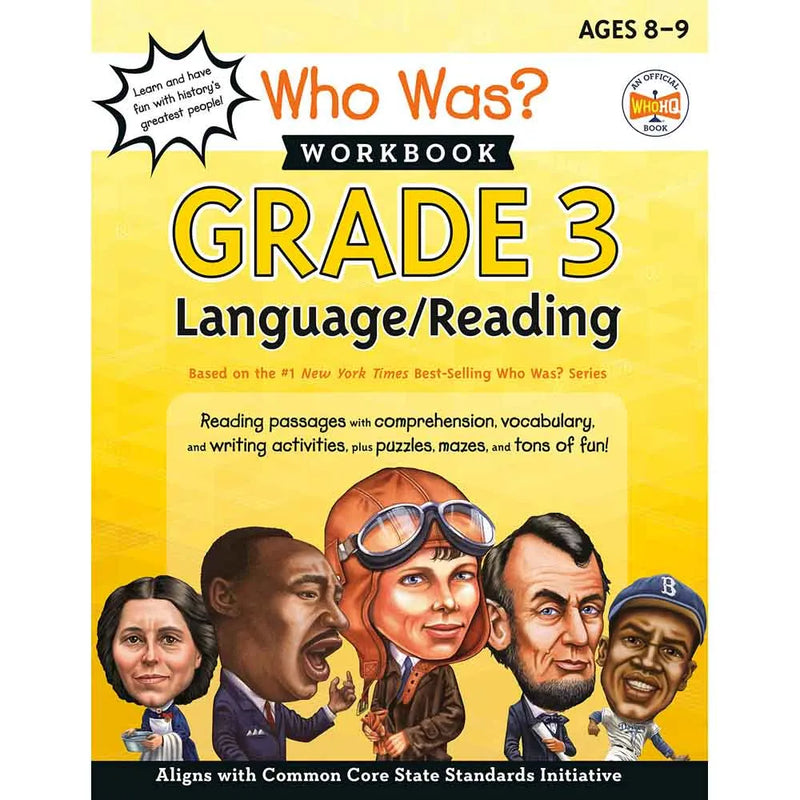 Who Was? Workbook - Grade 3 Language / Reading (Who | What | Where Series) - 買書書 BuyBookBook