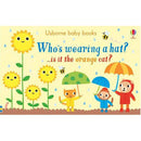 Who's wearing a hat? Usborne