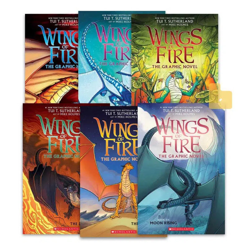 Wings of Fire Graphic Novel bundle (Tui T. Sutherland)-Fiction: 歷險科幻 Adventure & Science Fiction-買書書 BuyBookBook