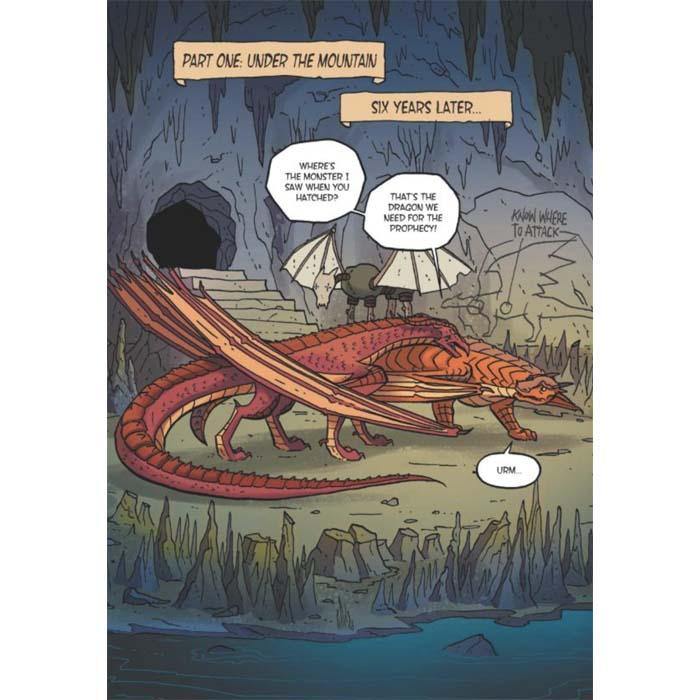 Wings of Fire Graphic Novel #01-04 Collection (4 books)(Tui T. Sutherland) Scholastic