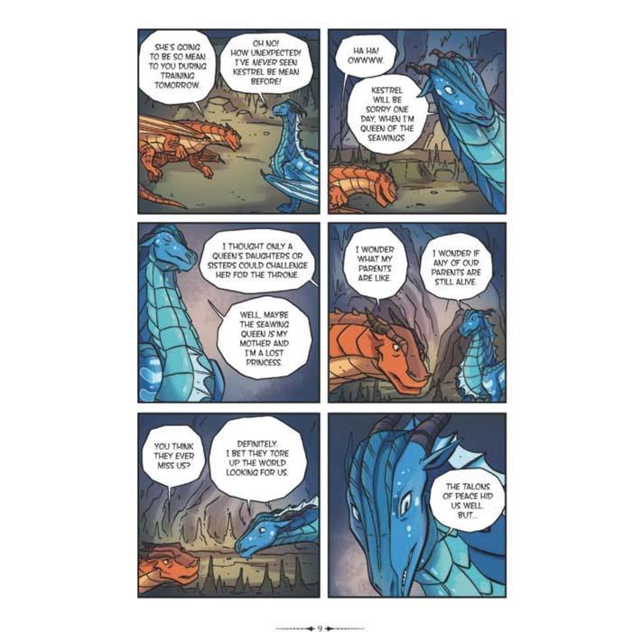 Wings of Fire Graphic Novel #01-04 Collection (4 books)(Tui T. Sutherland) Scholastic