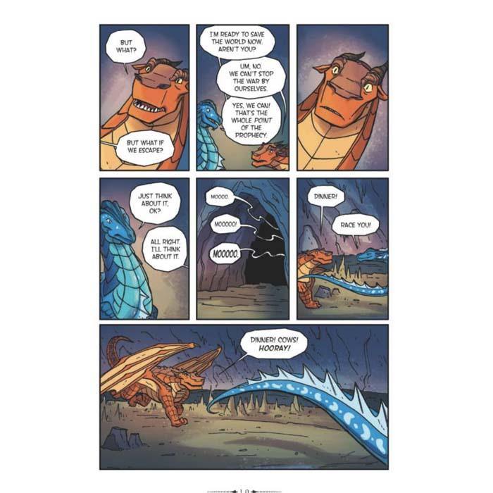 Wings of Fire Graphic Novel #01-04 Collection (4 books)(Tui T. Sutherland) Scholastic