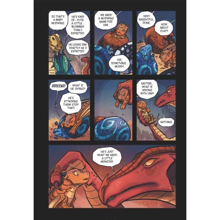 Wings of Fire Graphic Novel #01-04 Collection (4 books)(Tui T. Sutherland) Scholastic