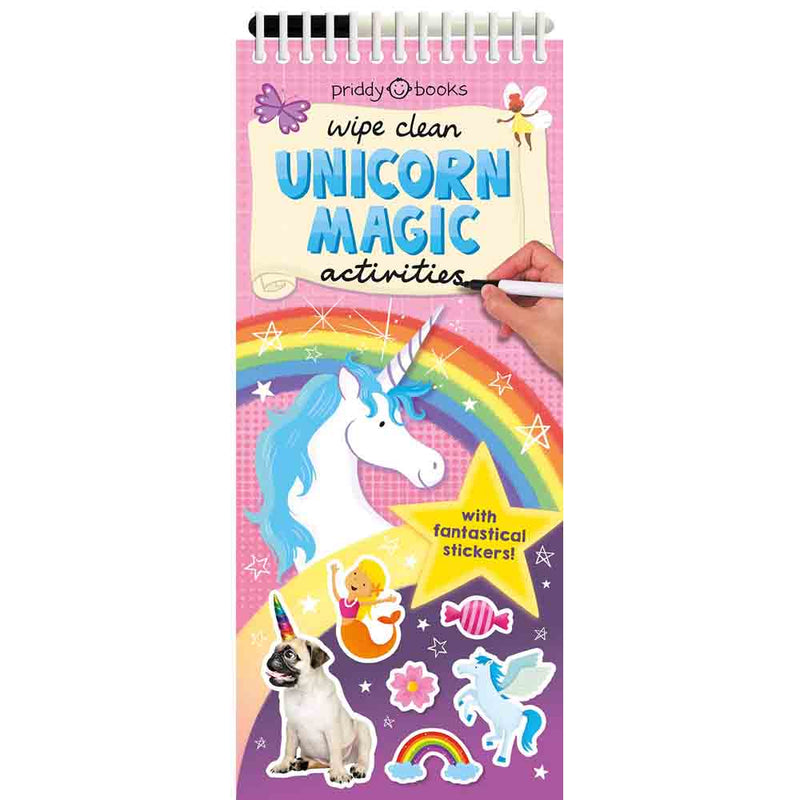 Wipe Clean Activities - Unicorn Magic - 買書書 BuyBookBook