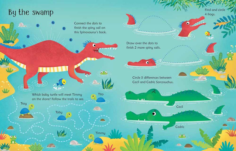 Wipe-Clean Dinosaur Activities Usborne