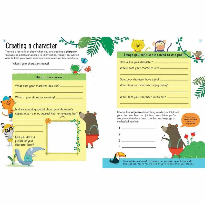 Wipe-Clean Creative Writing (Age 6-7) Usborne