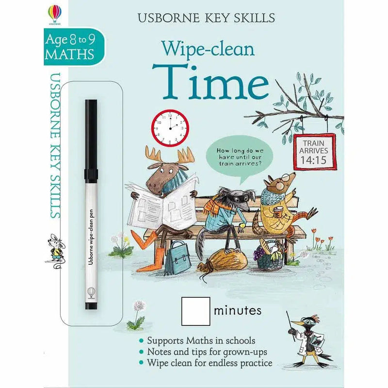 Wipe-Clean Time (Age 8-9) Usborne