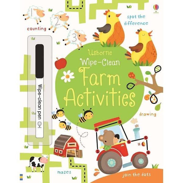 Usborne Wipe-clean Farm Activities Usborne