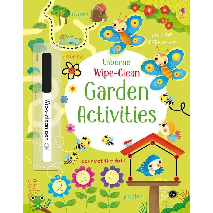 Usborne Wipe-clean garden activities Usborne