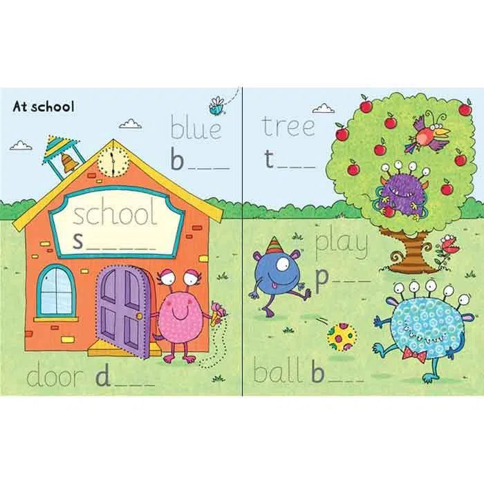 Usborne Wipe-clean high-frequency words to copy Usborne