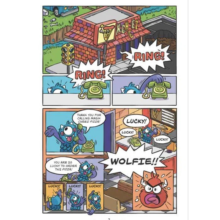 Wolfie Monster and the Big Bad Pizza Battle Scholastic