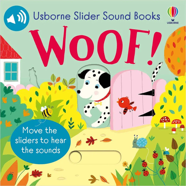 Woof! (Usborne Slider Sound Books) (Sam Taplin)-Nonfiction: 動物植物 Animal & Plant-買書書 BuyBookBook