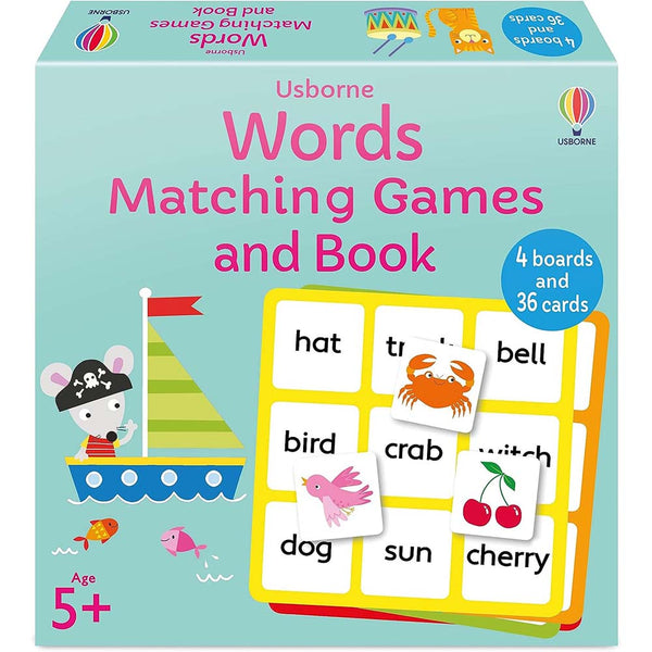 Words: Matching Games and Book (Kate Nolan)-Nonfiction: 學前基礎 Preschool Basics-買書書 BuyBookBook