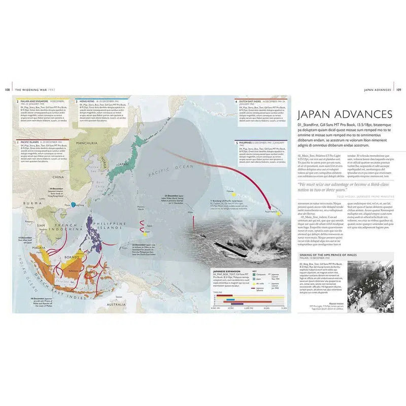 World War II Map by Map (Hardback) DK UK