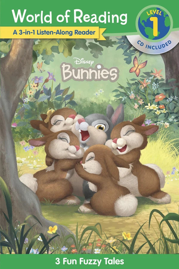 World of Reading: Disney Bunnies 3-in-1 Listen-Along Reader-Level 1-Children’s / Teenage fiction: General and modern fiction-買書書 BuyBookBook