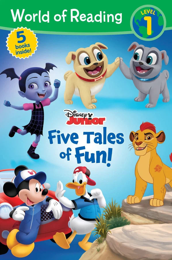 World of Reading: Disney Junior: Five Tales of Fun!-Level 1 Reader Bindup-Children’s / Teenage fiction: General and modern fiction-買書書 BuyBookBook