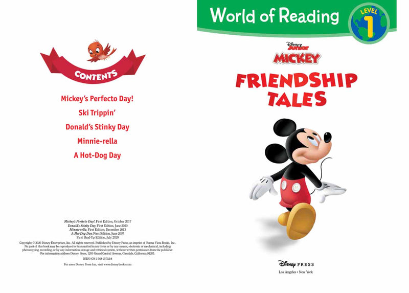 World of Reading: Disney Junior Mickey: Friendship Tales-Fiction: 橋樑章節 Early Readers-買書書 BuyBookBook