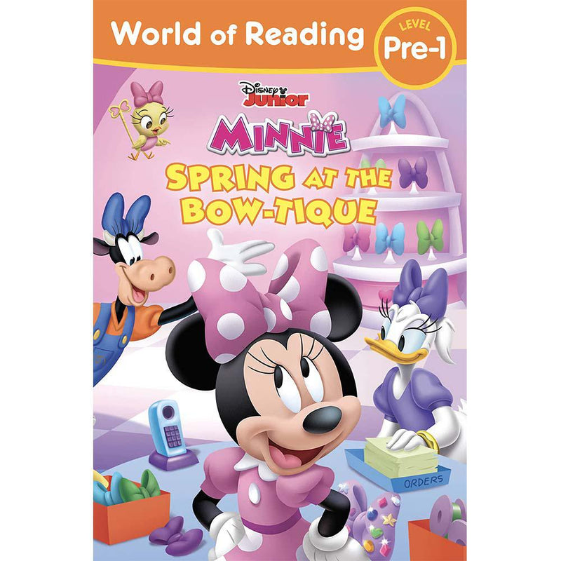 World of Reading - Disney Junior Minnie Spring at the Bow-tique-Fiction: 兒童繪本 Picture Books-買書書 BuyBookBook