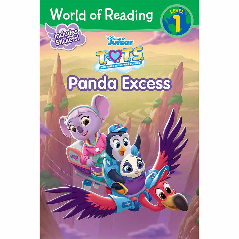 World of Reading: T.O.T.S.: Panda Excess-Level 1 Reader with Stickers-Fiction: 橋樑章節 Early Readers-買書書 BuyBookBook