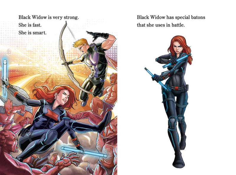 World of Reading: This Is Black Widow (Marvel)-Fiction: 歷險科幻 Adventure & Science Fiction-買書書 BuyBookBook