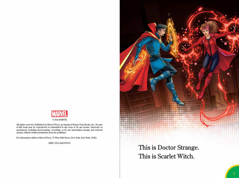 World of Reading: This is Doctor Strange and Scarlet Witch (Marvel)-Fiction: 歷險科幻 Adventure & Science Fiction-買書書 BuyBookBook