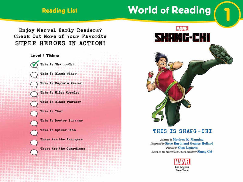 World of Reading: This is ShangChi (Marvel)-Fiction: 歷險科幻 Adventure & Science Fiction-買書書 BuyBookBook