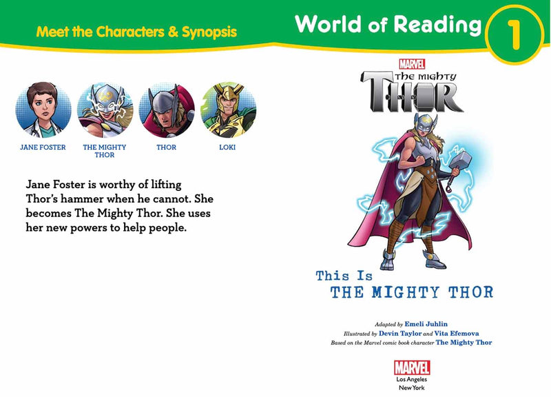 World of Reading: This is The Mighty Thor (Marvel)-Fiction: 歷險科幻 Adventure & Science Fiction-買書書 BuyBookBook