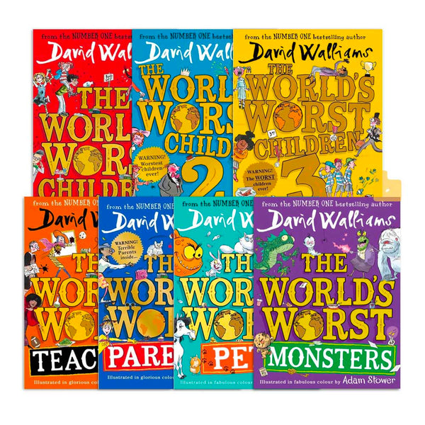 World’s Worst bundle (正版) (Full Color Paperback)( David Walliams)(Tony Ross)-Fiction: 幽默搞笑 Humorous-買書書 BuyBookBook