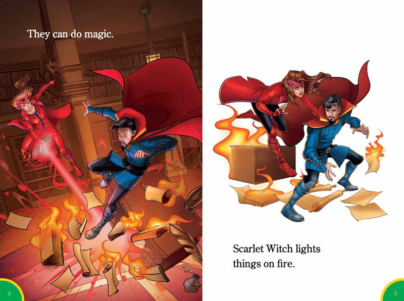 World of Reading: This is Doctor Strange and Scarlet Witch (Marvel)-Fiction: 歷險科幻 Adventure & Science Fiction-買書書 BuyBookBook