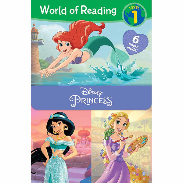 World of Reading: Disney Princess Level 1 (Boxed Set)-Fiction: 橋樑章節 Early Readers-買書書 BuyBookBook
