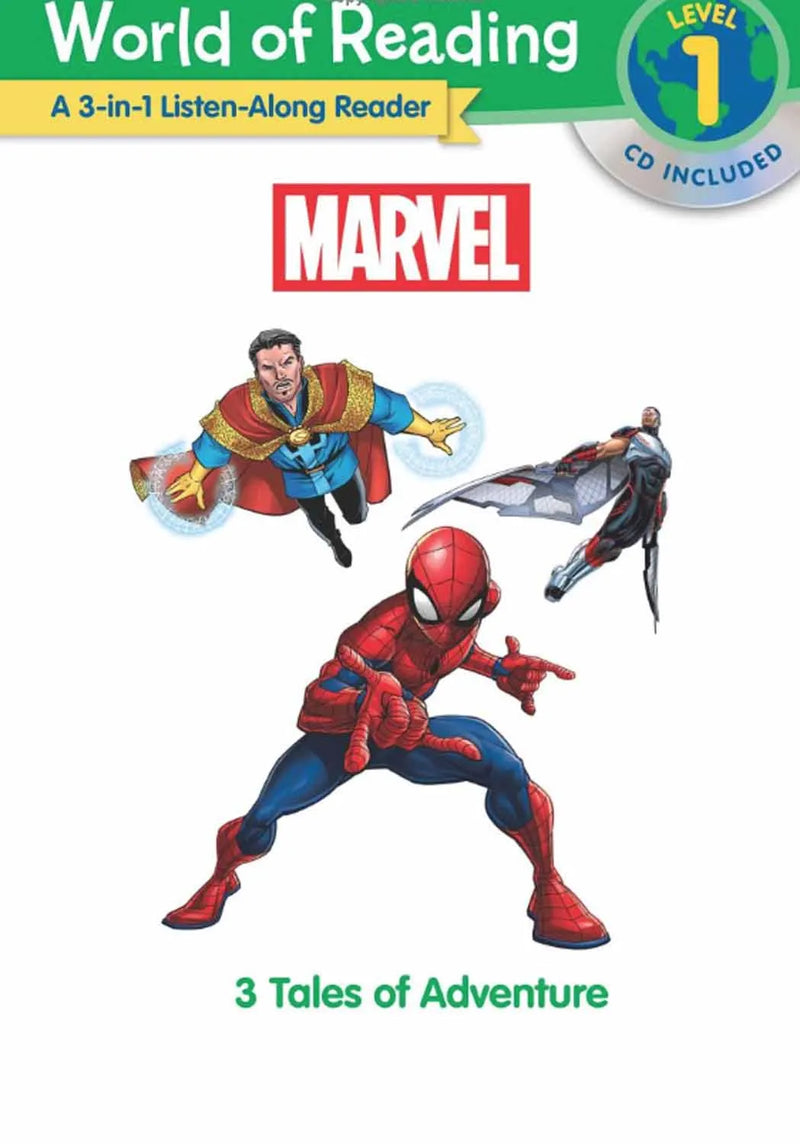 World of Reading: Marvel 3-in-1 Listen-Along Reader-World of Reading Level 1-Fiction: 歷險科幻 Adventure & Science Fiction-買書書 BuyBookBook