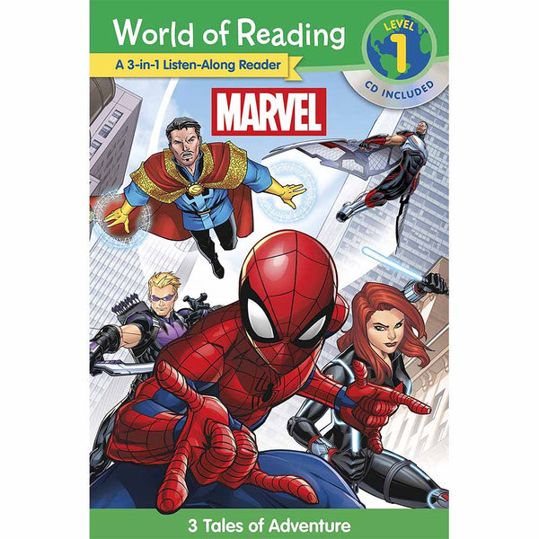 World of Reading: Marvel 3-in-1 Listen-Along Reader-World of Reading Level 1-Fiction: 歷險科幻 Adventure & Science Fiction-買書書 BuyBookBook