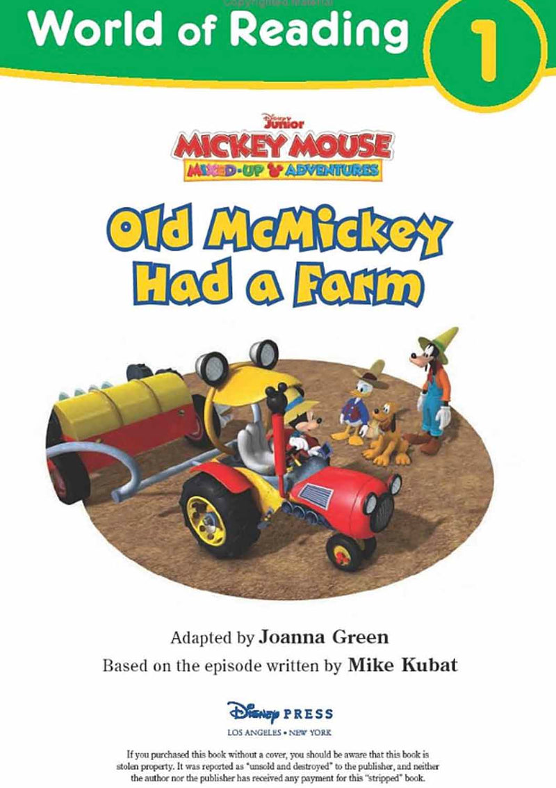 World of Reading: Old McMickey Had a Farm-Fiction: 橋樑章節 Early Readers-買書書 BuyBookBook
