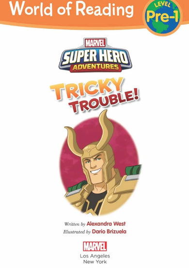 World of Reading: Super Hero Adventures: Tricky Trouble! (Marvel)-Fiction: 歷險科幻 Adventure & Science Fiction-買書書 BuyBookBook