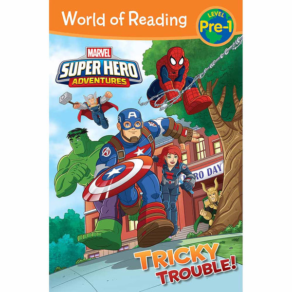World of Reading: Super Hero Adventures: Tricky Trouble! (Marvel)-Fiction: 歷險科幻 Adventure & Science Fiction-買書書 BuyBookBook
