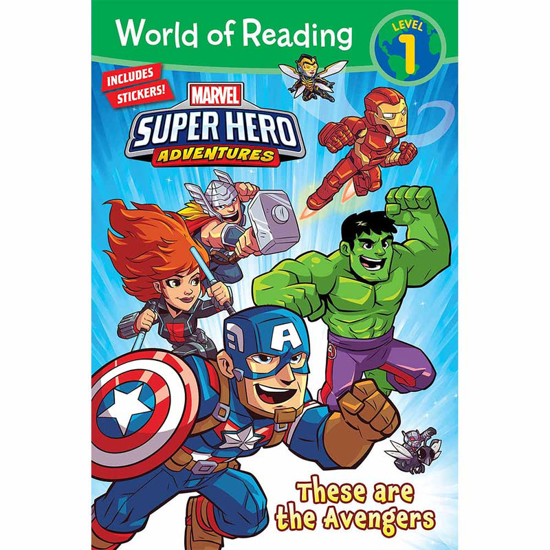Marvel　最抵價:　買書書BuyBookBook　Hero　of　the　正版World　are　Avengers-Level　Adventures:　Super　Reading:　These