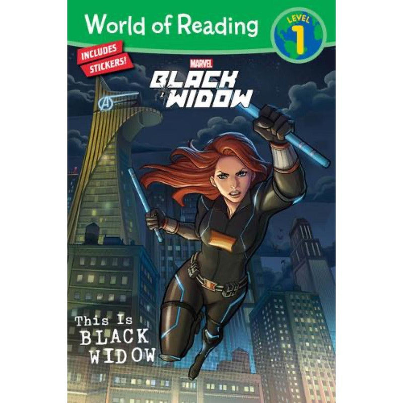 World of Reading: This Is Black Widow (Marvel)-Fiction: 歷險科幻 Adventure & Science Fiction-買書書 BuyBookBook