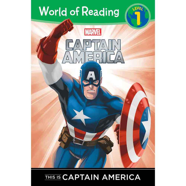 World of Reading: This is Captain America (Marvel)-Fiction: 歷險科幻 Adventure & Science Fiction-買書書 BuyBookBook
