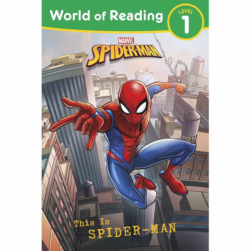 World of Reading: This is SpiderMan (Marvel)-Fiction: 歷險科幻 Adventure & Science Fiction-買書書 BuyBookBook