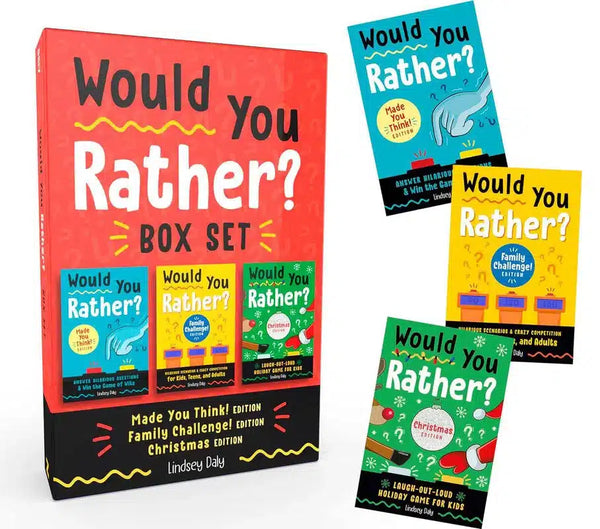 Would You Rather? Box Set: 3 Book Bundle for Ages 8-12 (Perfect Gift for Kids) (Lindsey Daly)-Activity: 學習補充 Learning & Supplemental-買書書 BuyBookBook