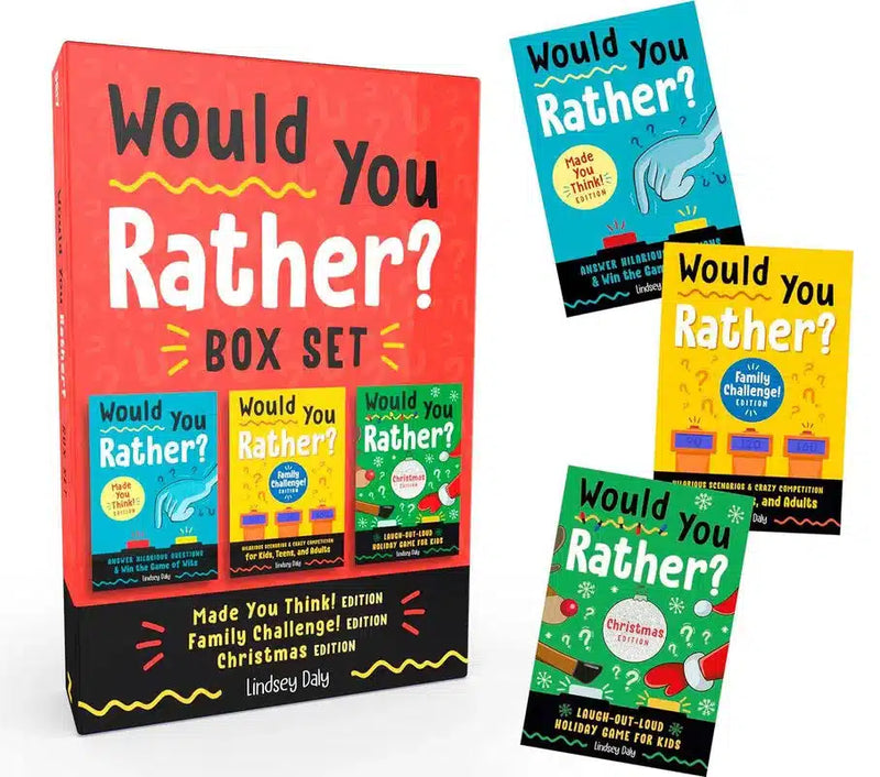Would You Rather? Box Set: 3 Book Bundle for Ages 8-12 (Perfect Gift for Kids) (Lindsey Daly)-Activity: 學習補充 Learning & Supplemental-買書書 BuyBookBook