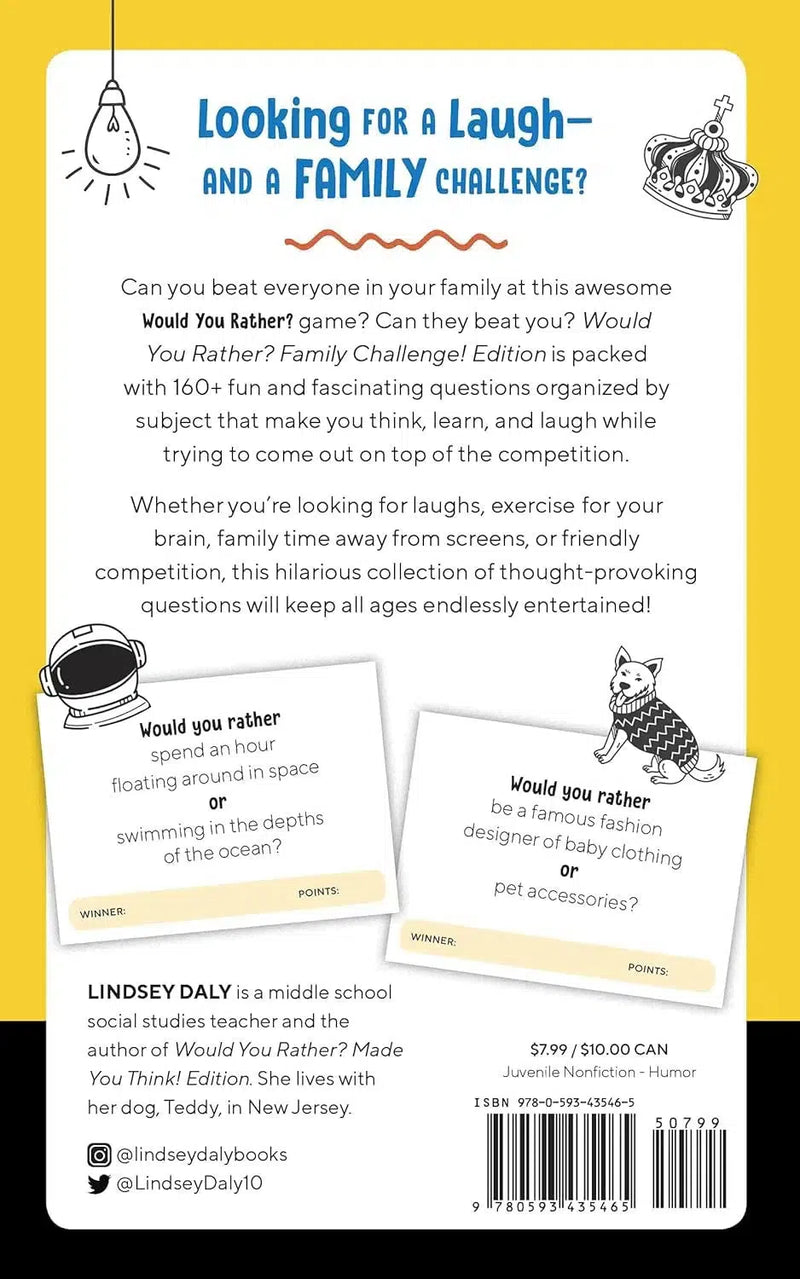 Would You Rather? Family Challenge! Edition (Lindsey Daly)-Activity: 學習補充 Learning & Supplemental-買書書 BuyBookBook