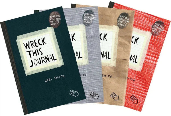 Wreck This Journal Bundle Set-Self-help/ personal development/ practical advice-買書書 BuyBookBook