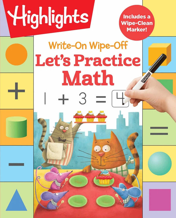 Write-On Wipe-Off Let's Practice Math-Children’s / Teenage general interest: Science and technology-買書書 BuyBookBook