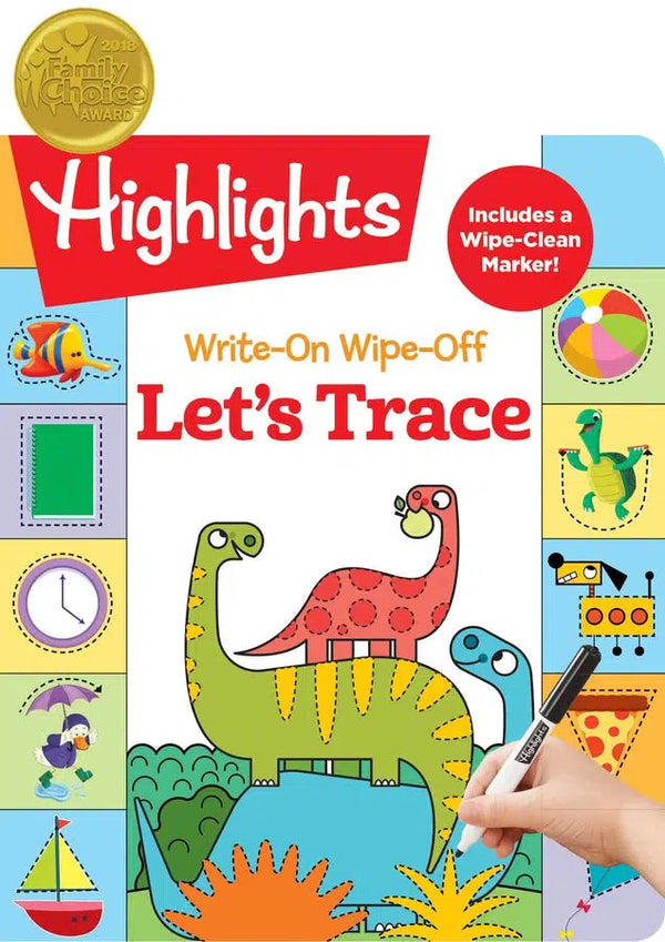 Write-On Wipe-Off Let's Trace-Children’s Educational: Language/ literature/ literacy-買書書 BuyBookBook