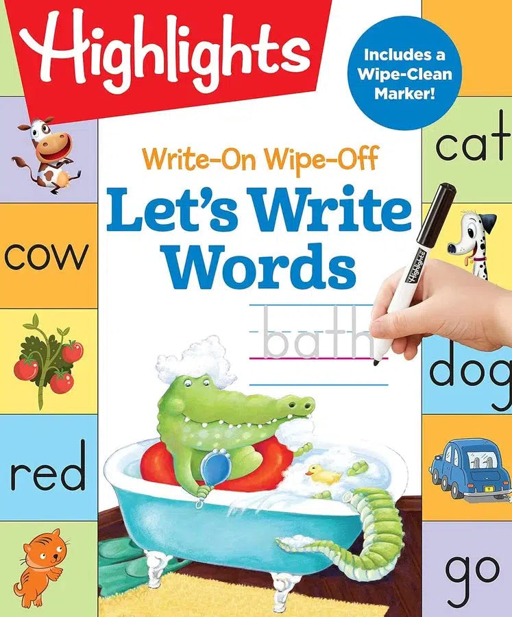 Write-On Wipe-Off Let's Write Words-Children’s Educational: Language/ literature/ literacy-買書書 BuyBookBook